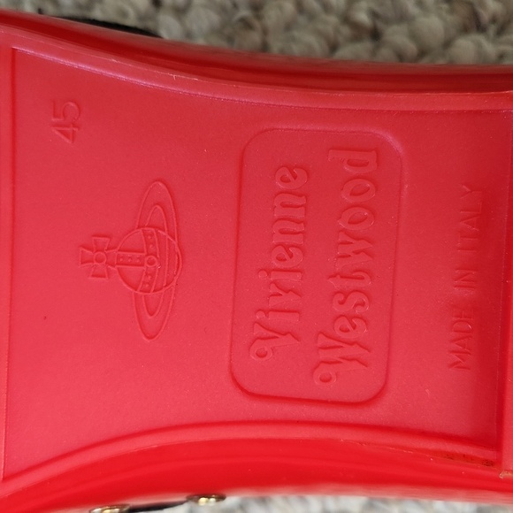 Vivienne Westwood jellies size 45 red - Picture 8 of 8